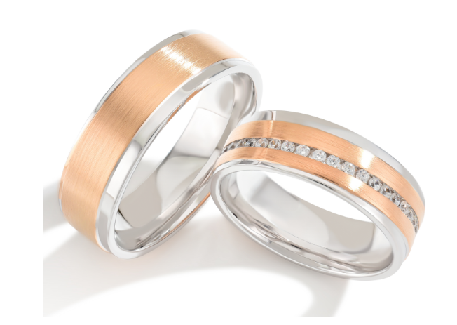 Trouwringen Goud model 7012 | Stel uw eigen set samen