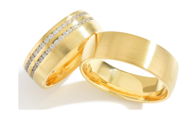 Trouwringen Goud model 3013 | Stel uw eigen set samen