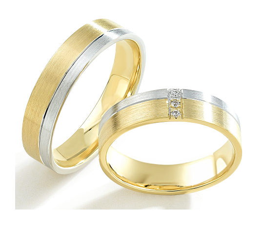 Trouwringen Goud model 9006 | Stel uw eigen set samen