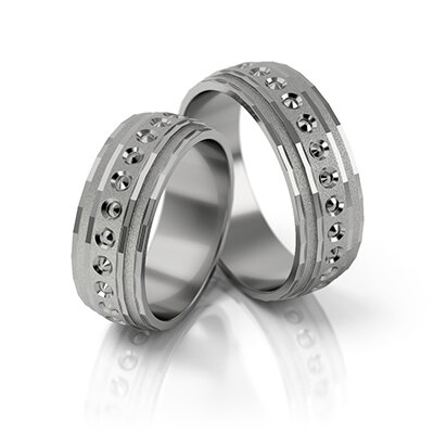 Trouwringen Zilver model 311S5