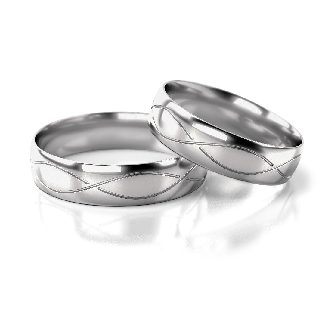 Trouwringen Zilver model 420S3