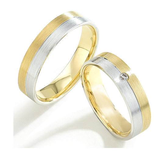 Trouwringen Goud model 9018 | Stel uw eigen set samen