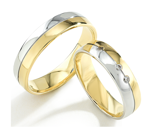 Trouwringen Goud model 9007 | Stel uw eigen set samen