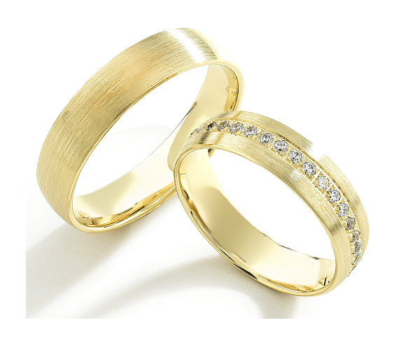 Trouwringen Goud model 9012 | Stel uw eigen set samen