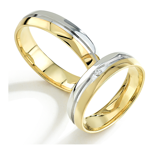 Trouwringen Goud model 9021 | Stel uw eigen set samen