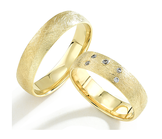 Trouwringen Goud model 6001 | Stel uw eigen set samen