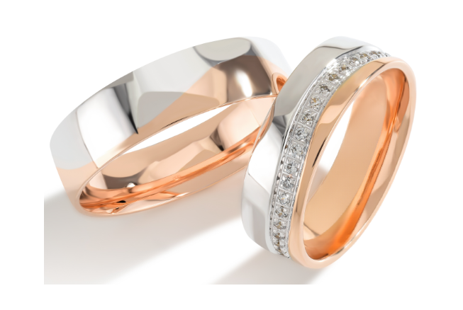 Trouwringen Goud model 9004 | Stel uw eigen set samen