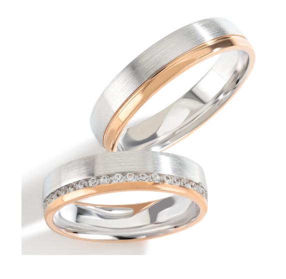 Trouwringen Witgoud model 5020 | Stel uw eigen set samen