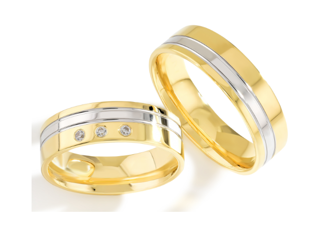 Trouwringen Goud model 8023 | Stel uw eigen set samen