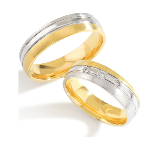 Trouwringen Goud model 8024 | Stel uw eigen set samen