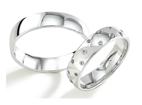 Trouwringen Zilver model 6157 | Stel uw eigen set samen