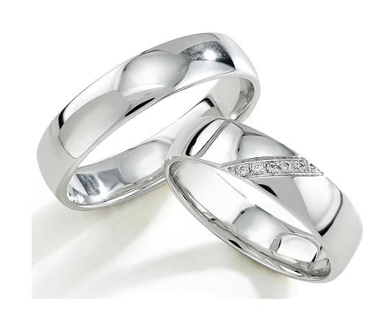 Trouwringen Zilver model 70097 | Stel uw eigen set samen