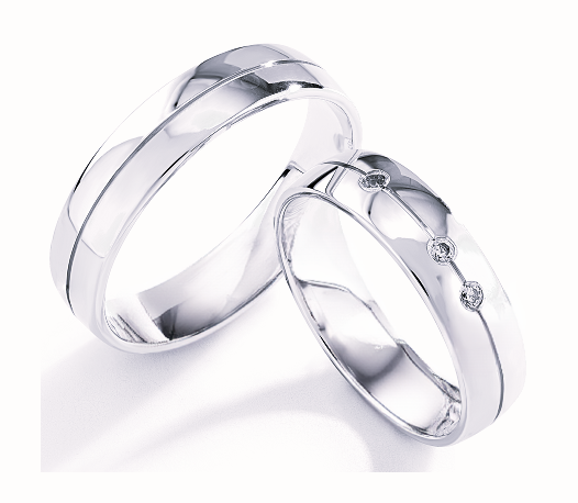 Trouwringen Zilver model 2078 | Stel uw eigen set samen