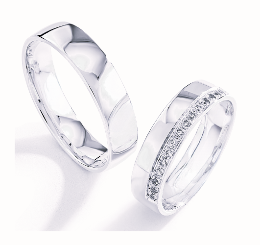 Trouwringen Zilver model 5103 | Stel uw eigen set samen