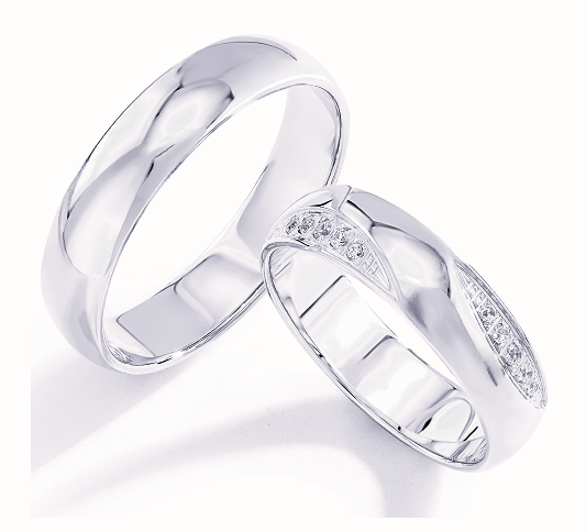 Trouwringen Zilver model 60157 | Stel uw eigen set samen