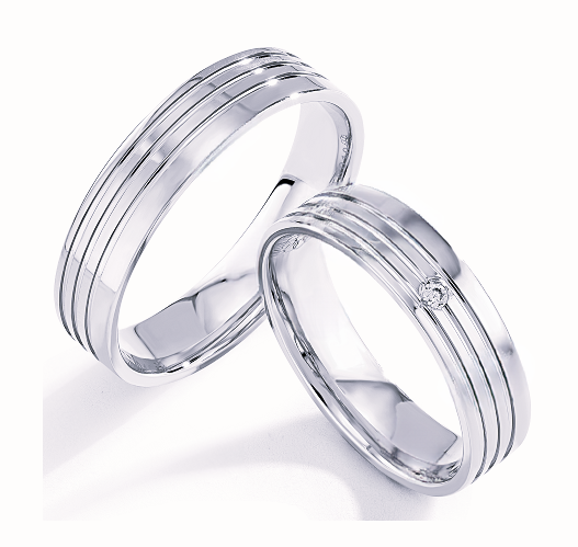 Trouwringen Zilver model 20193 | Stel uw eigen set samen