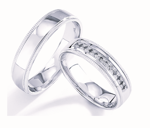 Trouwringen Zilver model 6057 | Stel uw eigen set samen