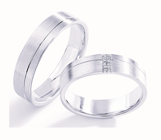 Trouwringen Zilver model 5067 | Stel uw eigen set samen