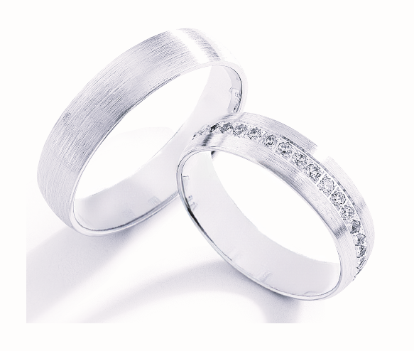 Trouwringen Zilver model 4123 | Stel uw eigen set samen