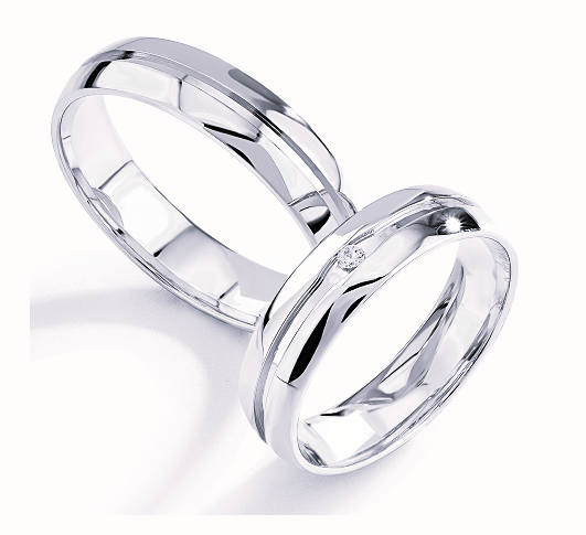 Trouwringen Zilver model 9213 | Stel uw eigen set samen