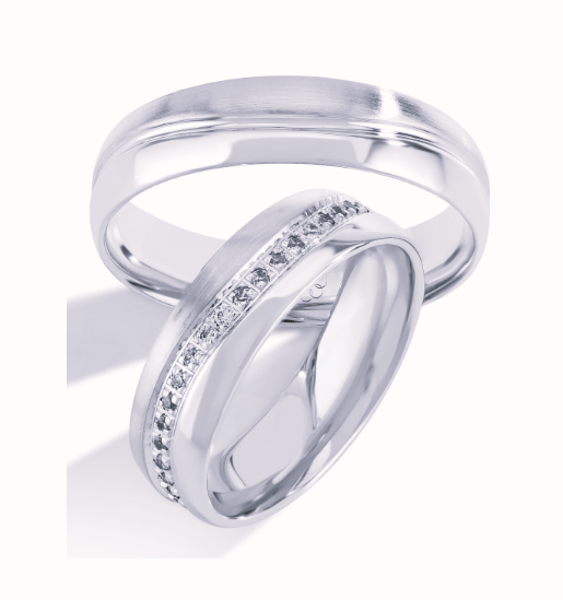 Trouwringen Zilver model 10087 | Stel uw eigen set samen