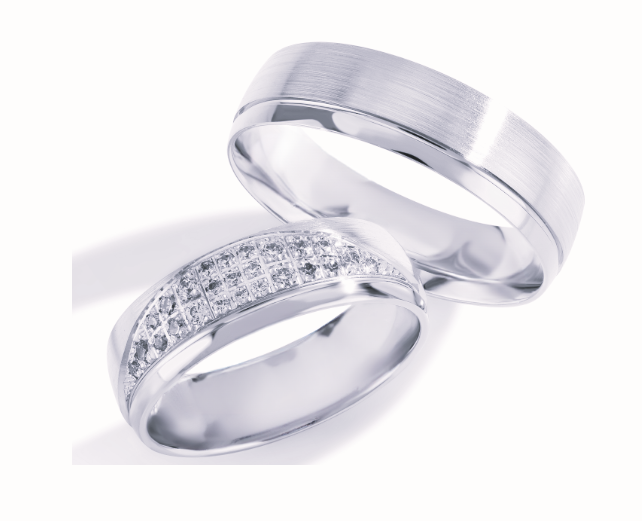 Trouwringen Zilver model 90108 | Stel uw eigen set samen