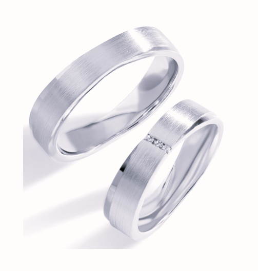 Trouwringen Zilver model 20199 | Stel uw eigen set samen