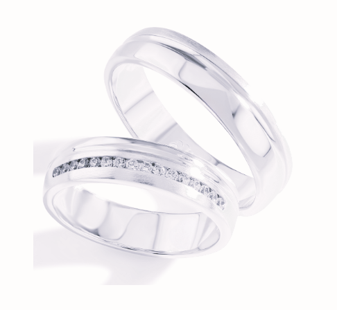 Trouwringen Zilver model 80218 | Stel uw eigen set samen