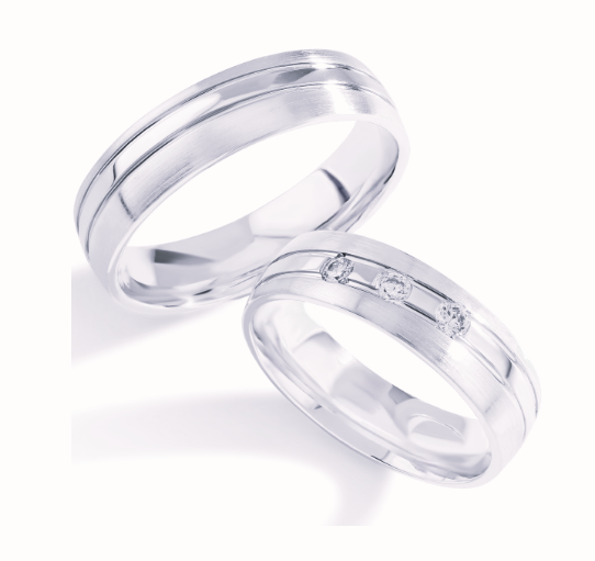 Trouwringen Zilver model 50245 | Stel uw eigen set samen
