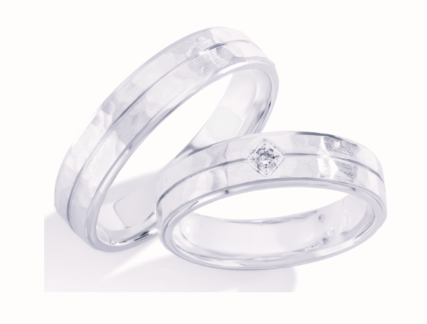 Trouwringen Zilver model 70287 | Stel uw eigen set samen