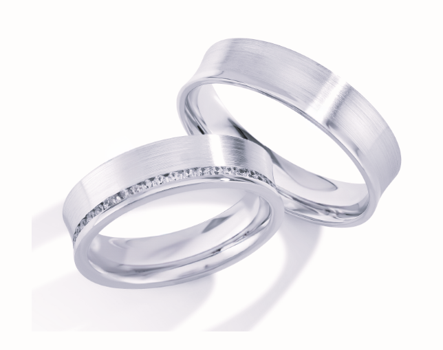 Trouwringen Zilver model 90089 | Stel uw eigen set samen