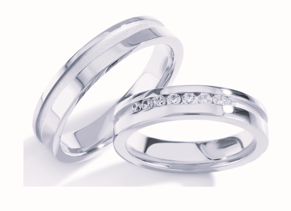 Trouwringen Zilver model 80188 | Stel uw eigen set samen