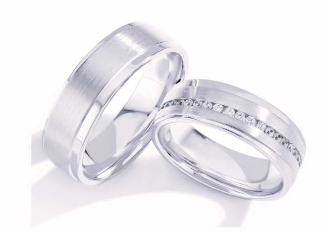 Trouwringen Zilver model 30124 | Stel uw eigen set samen