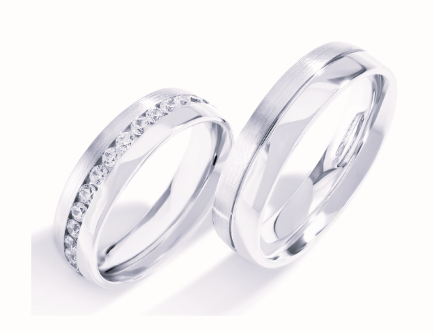 Trouwringen Zilver model 70161 | Stel uw eigen set samen