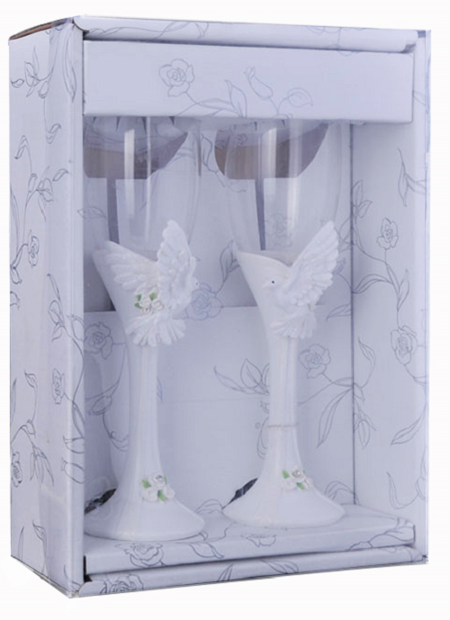 Set Bruiloft Champagneglazen