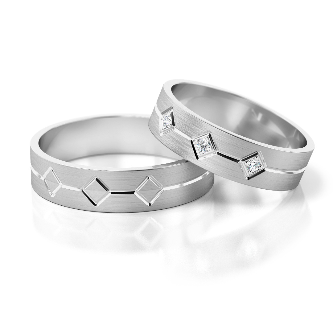 Trouwringen Zilver model 52276  | Stel uw eigen set samen