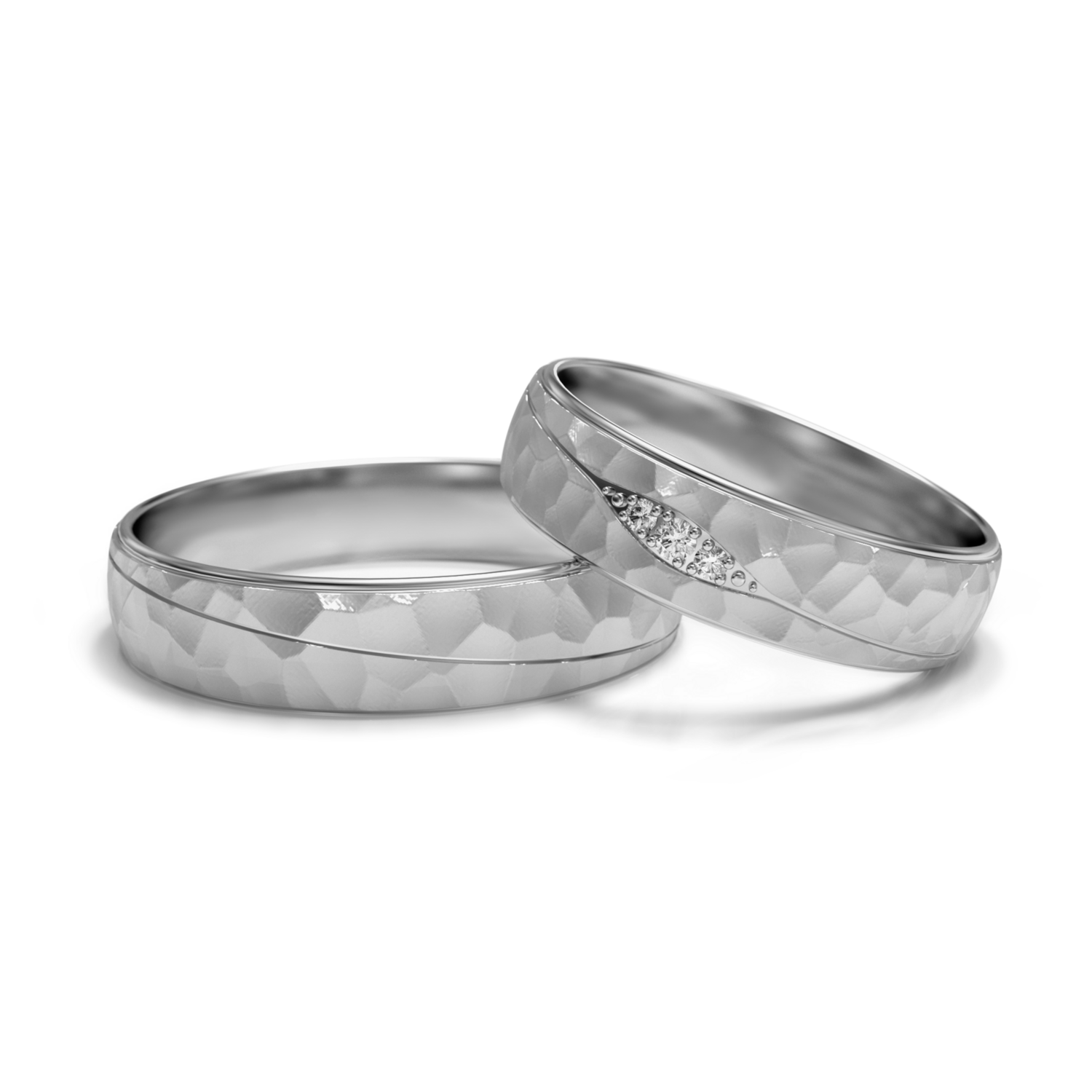 Trouwringen Zilver model 43194 | Stel uw eigen set samen