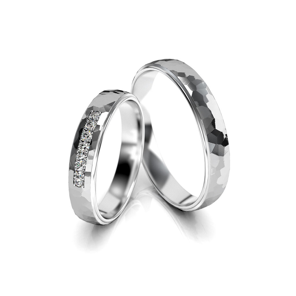 Trouwringen Zilver model 43209 | Stel uw eigen set samen