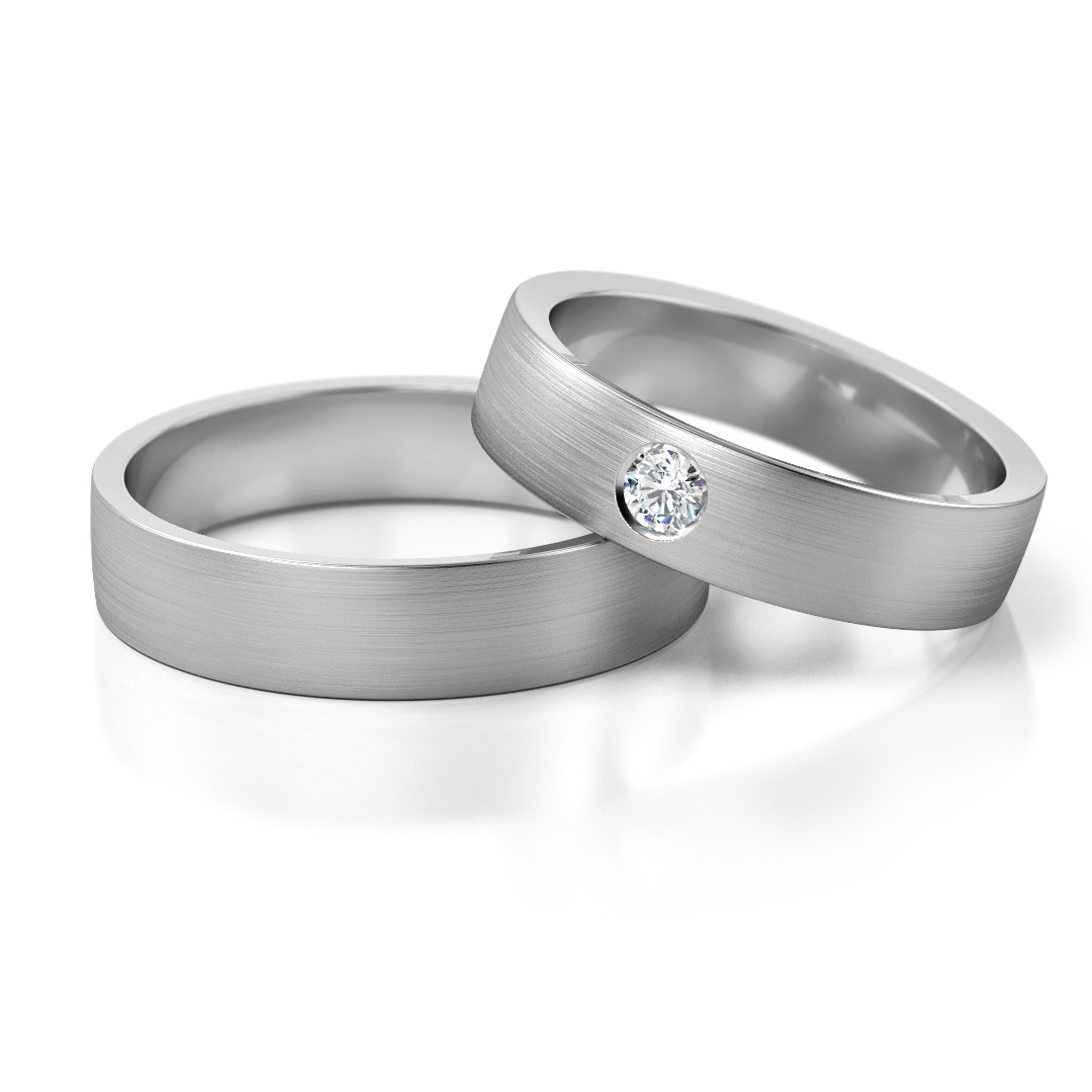 Trouwringen Zilver model 52495 | Stel uw eigen set samen