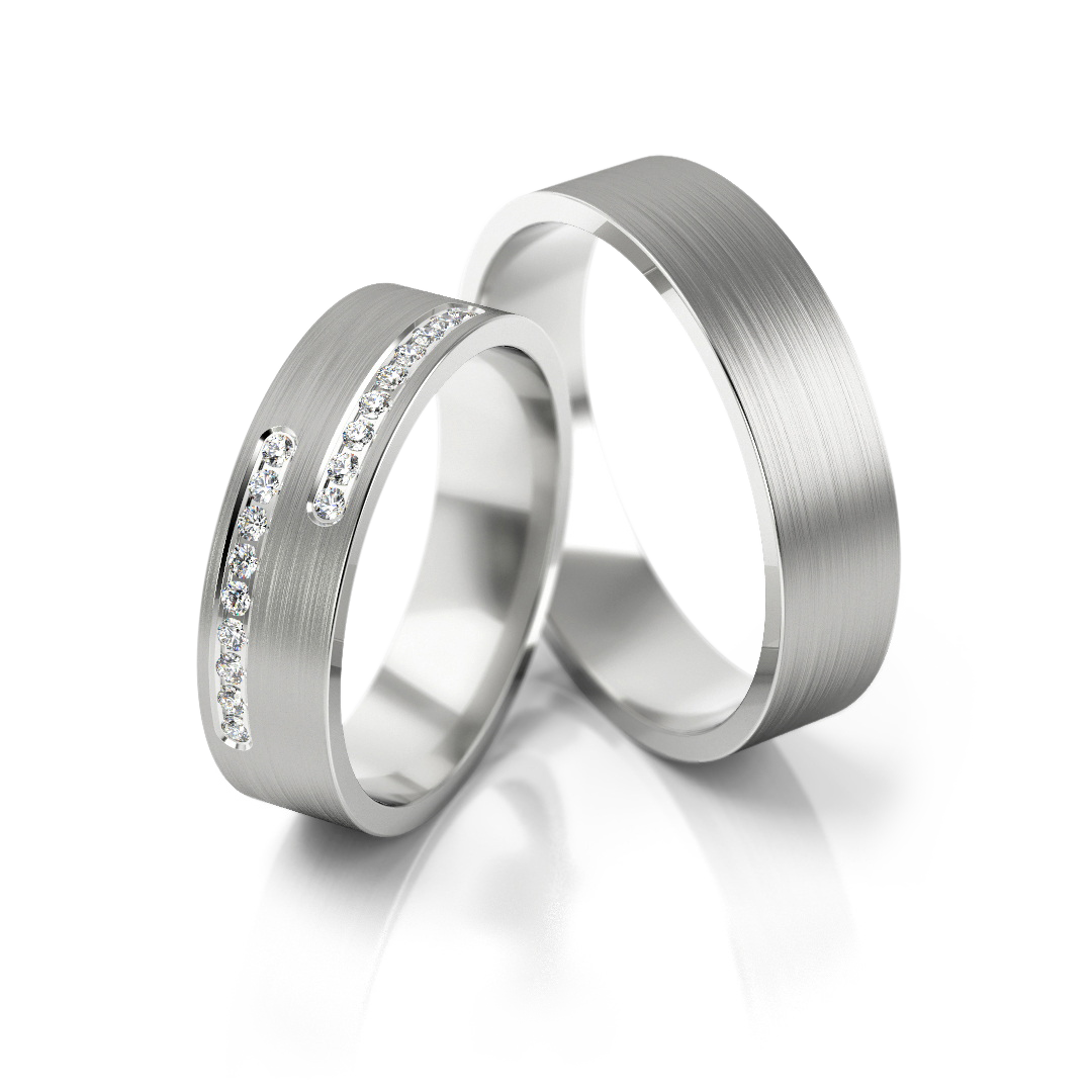 Trouwringen Zilver model 52139 | Stel uw eigen set samen