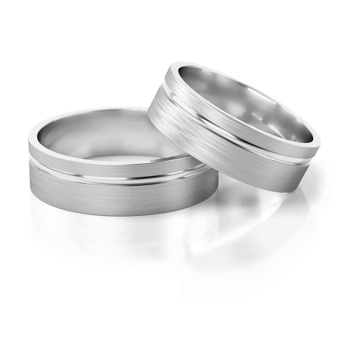 Trouwringen Zilver model 41398 