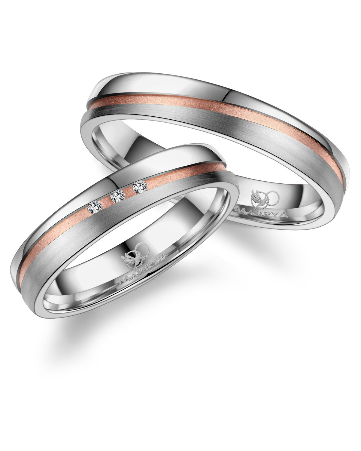 Trouwringen Titanium model 1455 | Stel uw eigen set samen