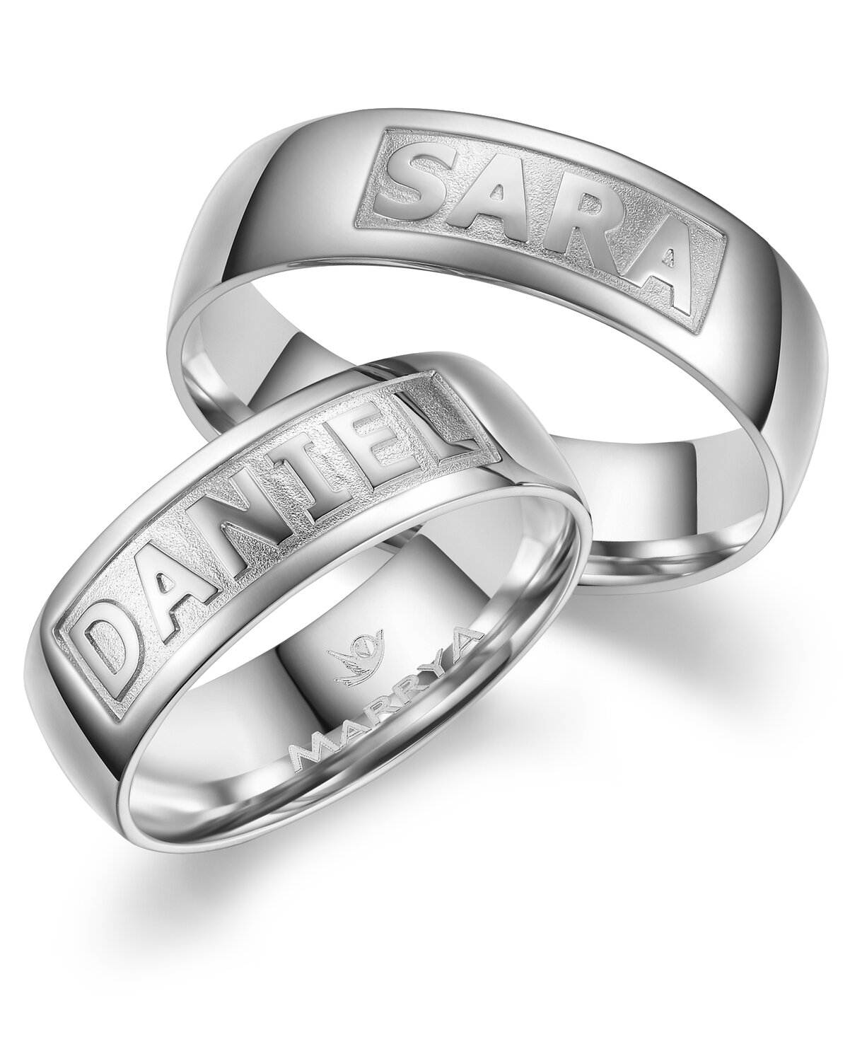 Trouwringen Witgoud model 2525 | Stel uw eigen set samen