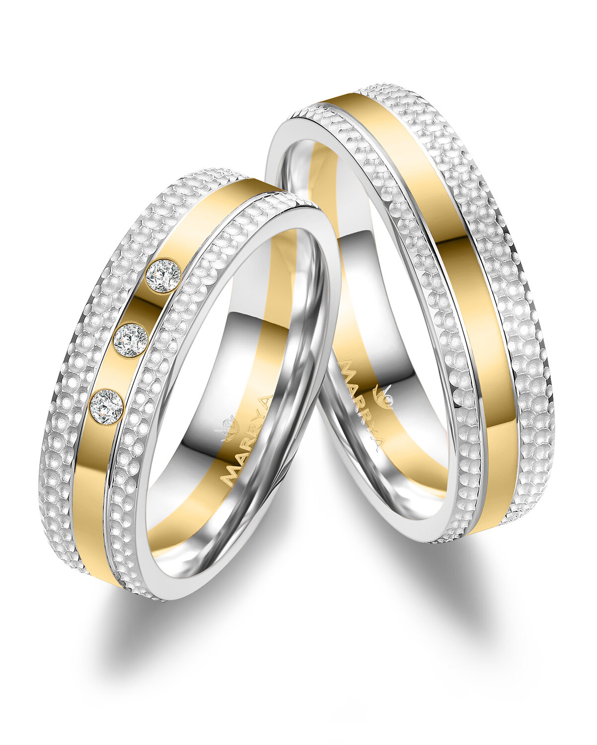 Trouwringen Goud model 2080 | Stel uw eigen set samen