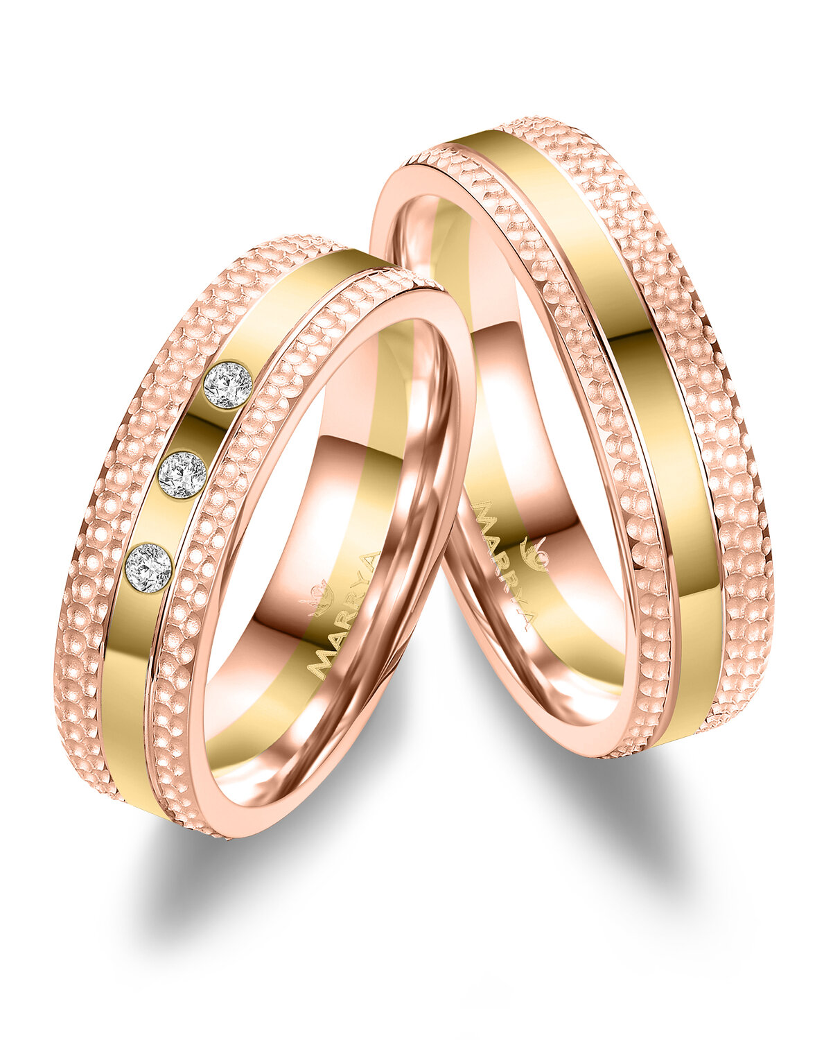 Trouwringen Goud model 2080 | Stel uw eigen set samen