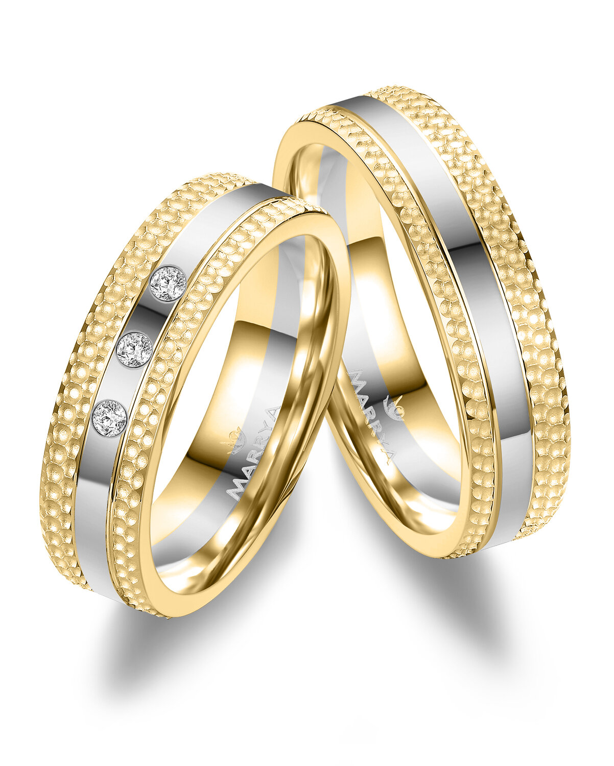 Trouwringen Goud model 2080 | Stel uw eigen set samen