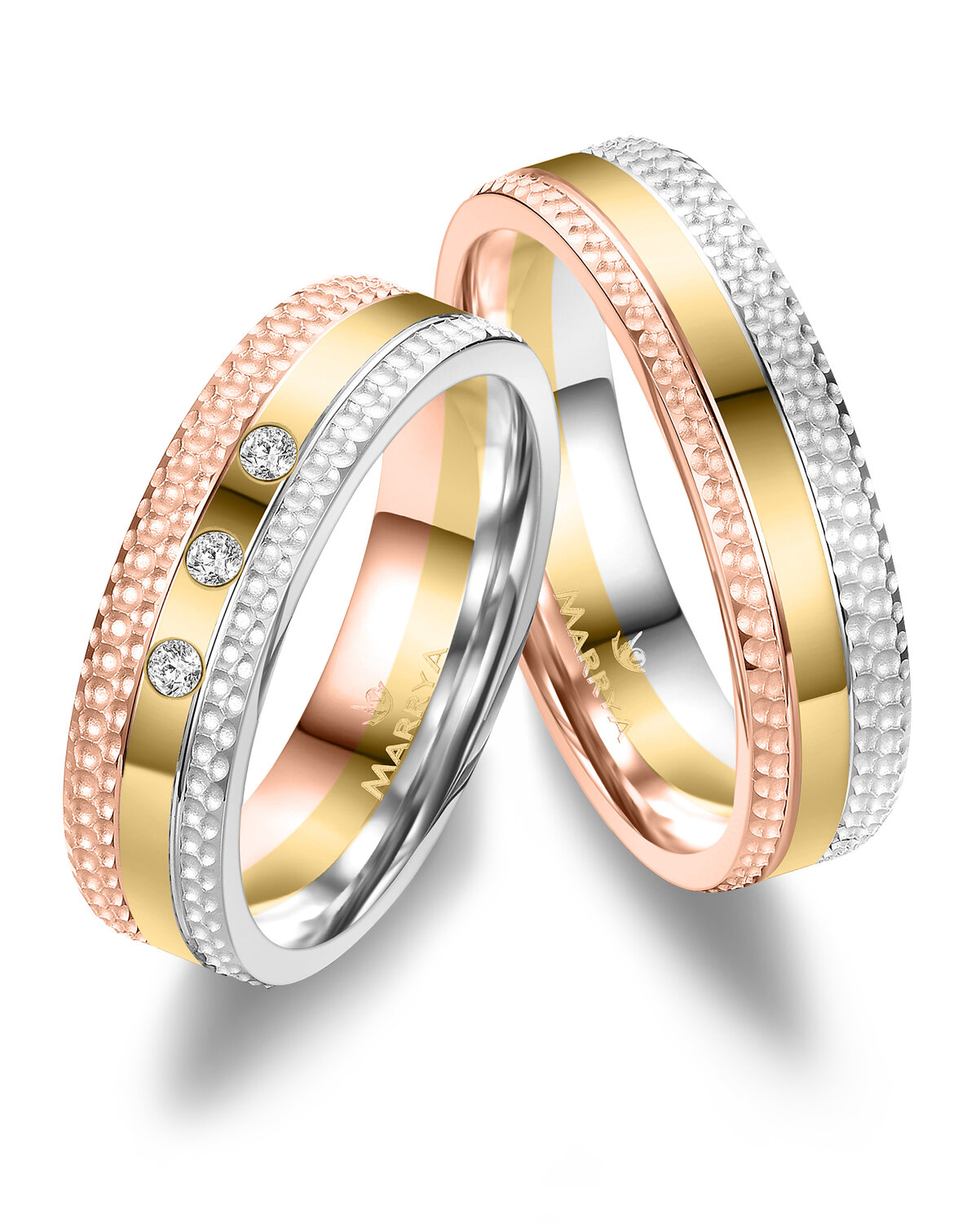 Trouwringen Goud model 2080 | Stel uw eigen set samen