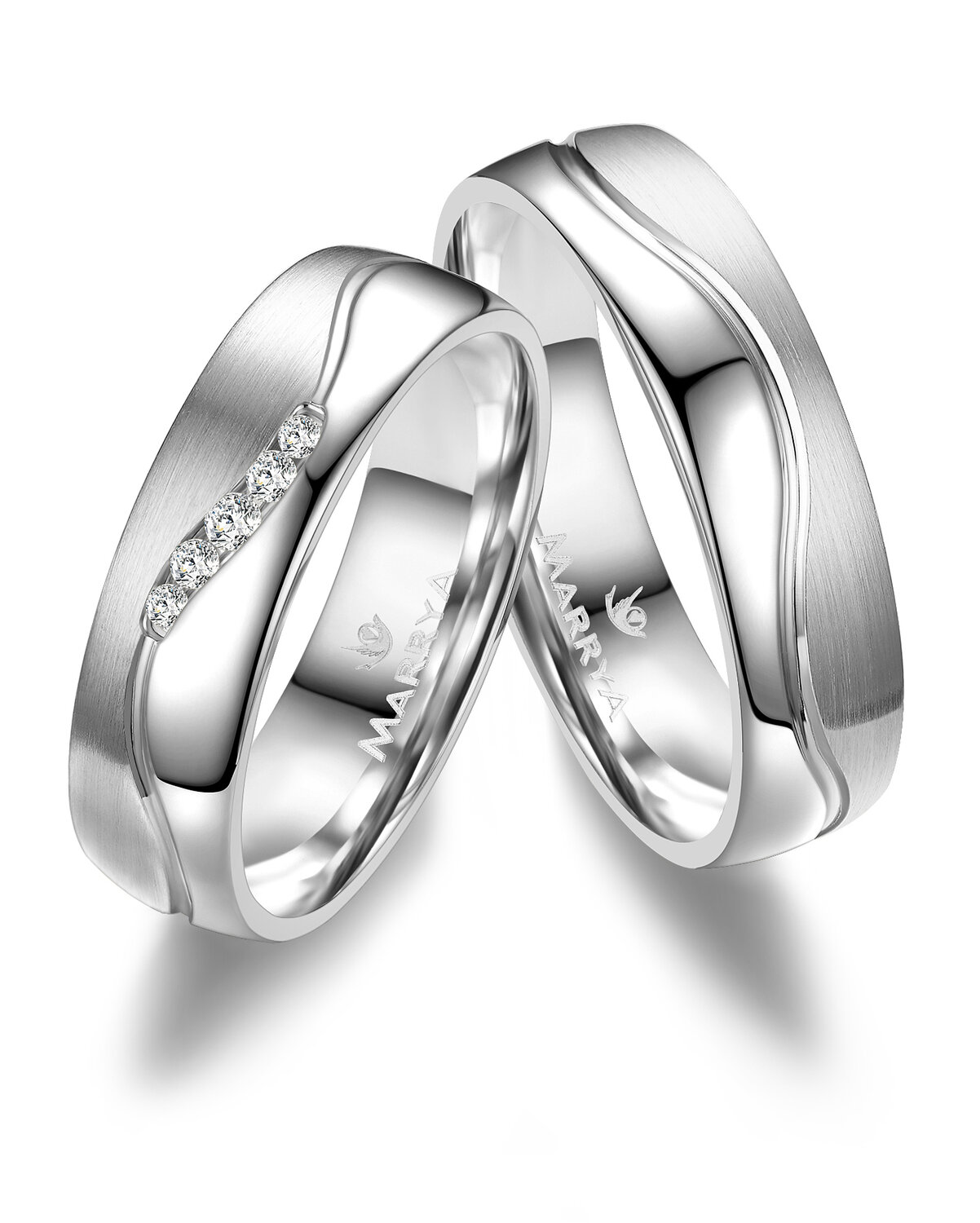 Trouwringen Goud model 2121 | Stel uw eigen set samen