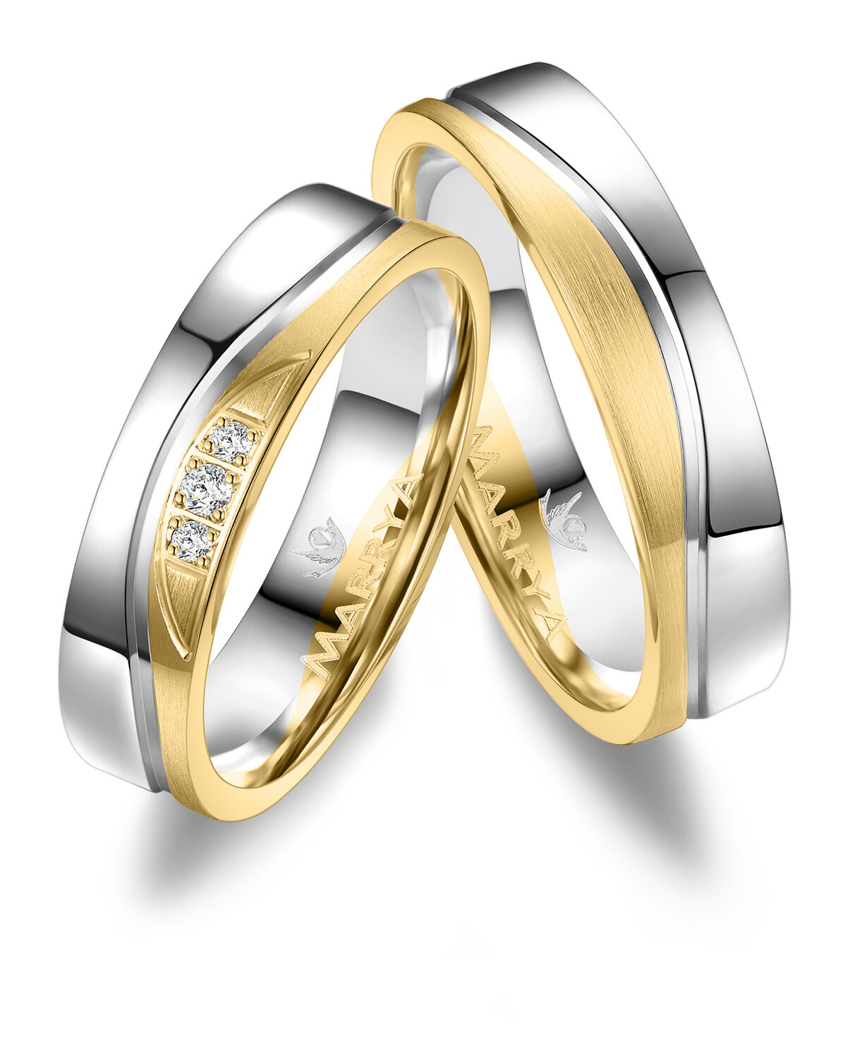 Trouwringen Goud model 2087 | Stel uw eigen set samen