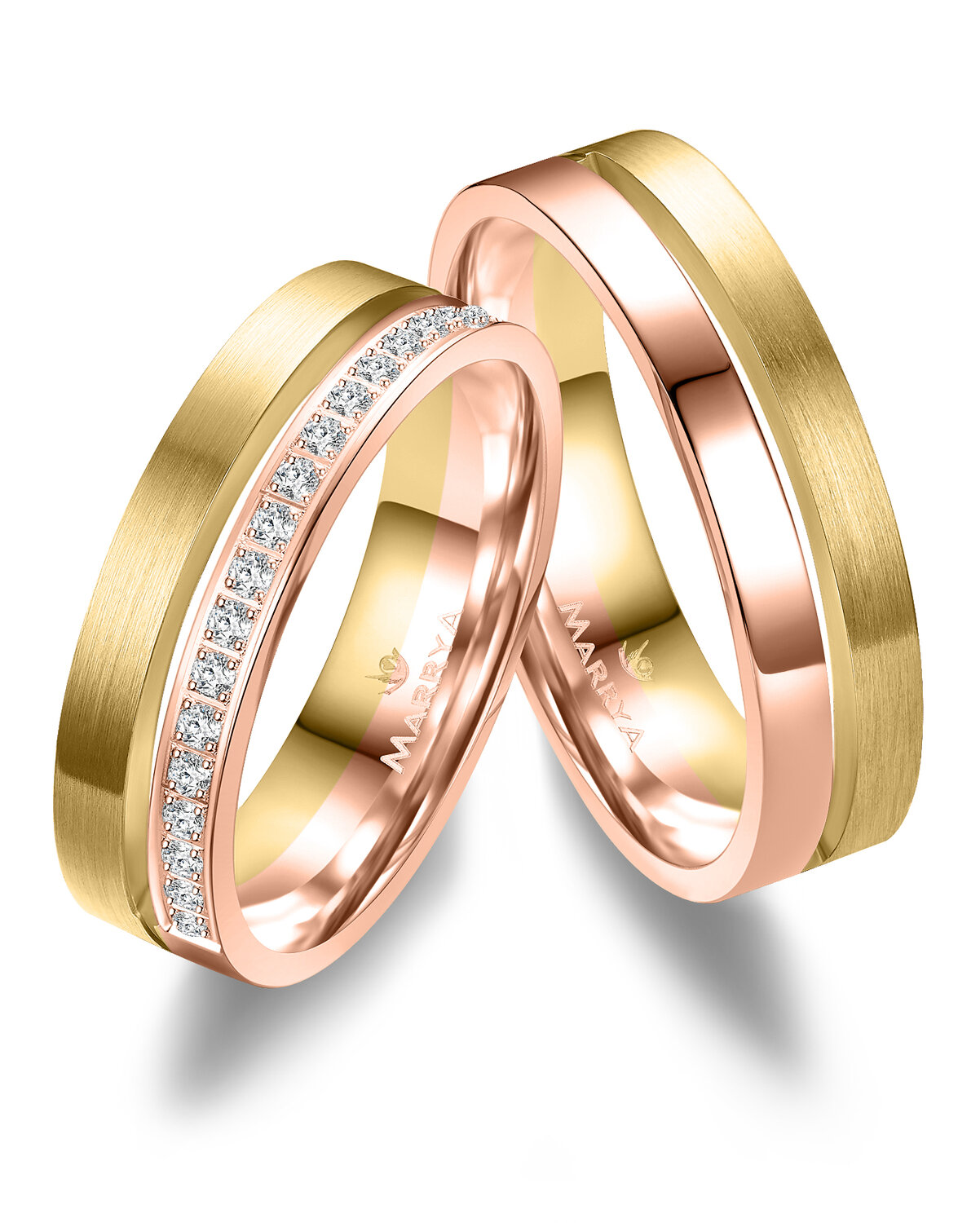 Trouwringen Goud model 2089 | Stel uw eigen set samen